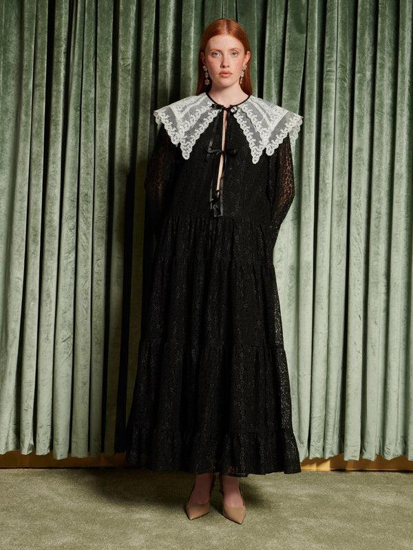 sister jane DREAM Motion Collar Maxi Dress
