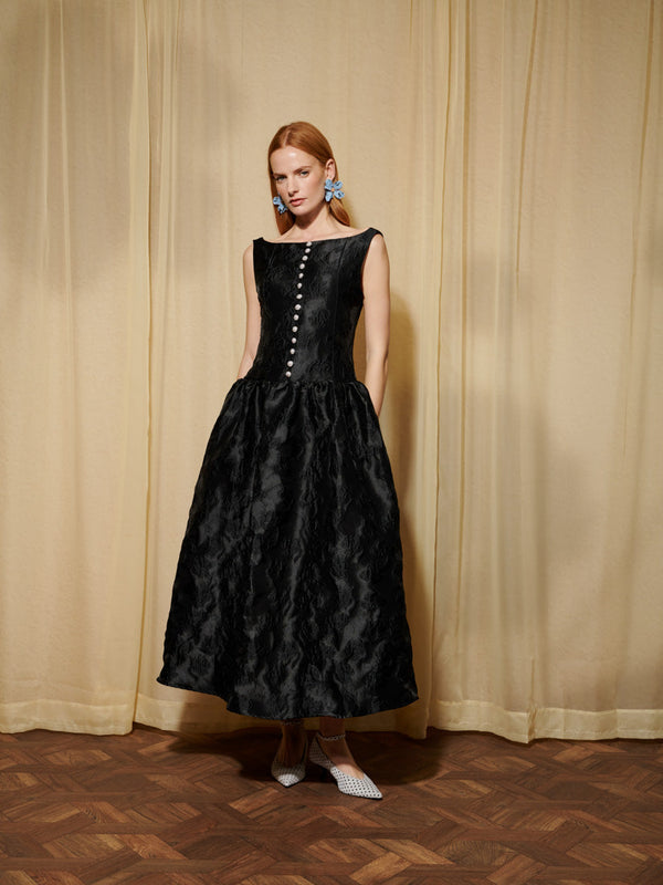 Sister Jane DREAM Optimist's Jacquard Maxi Dress