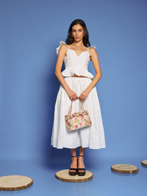 Sister Jane DREAM Pines Embroidered Midi Skirt