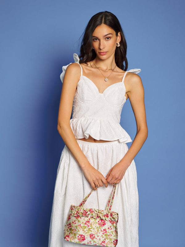 sister jane DREAM Pines Embroidered Top