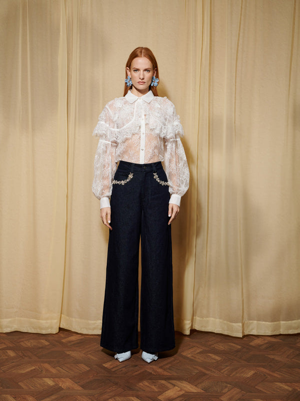 Sister Jane DREAM Promise Lace Cape Shirt