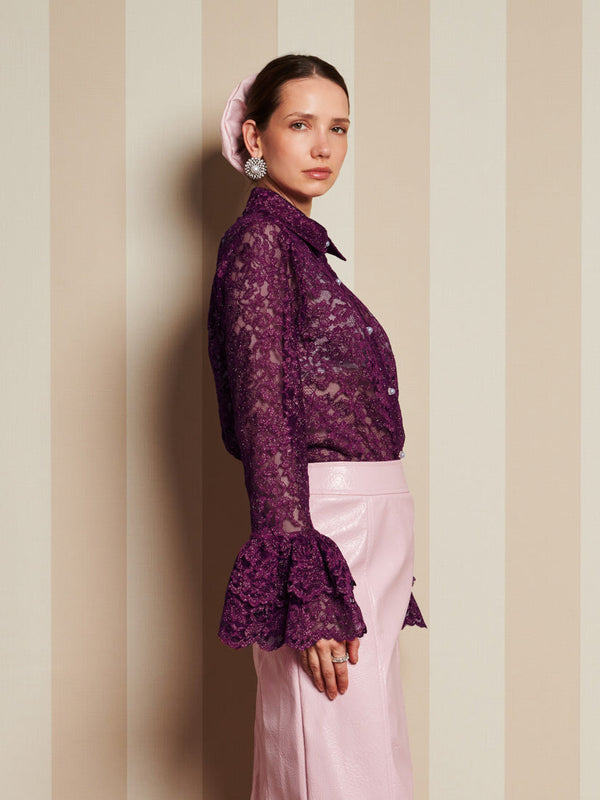 Sister Jane DREAM Quill Lace Ruffle Blouse