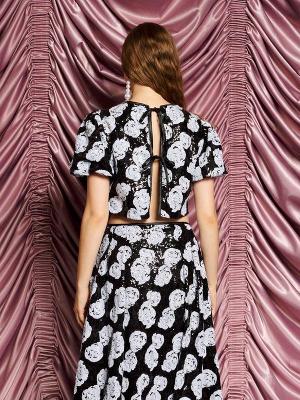 Sister Jane DREAM Roxie Rose Sequin Top