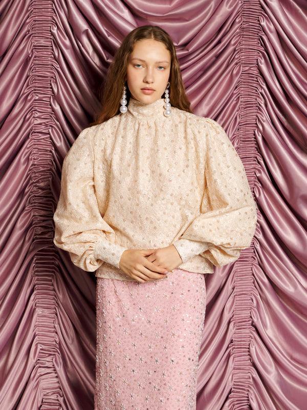 sister jane DREAM Sally Lace Bow Blouse