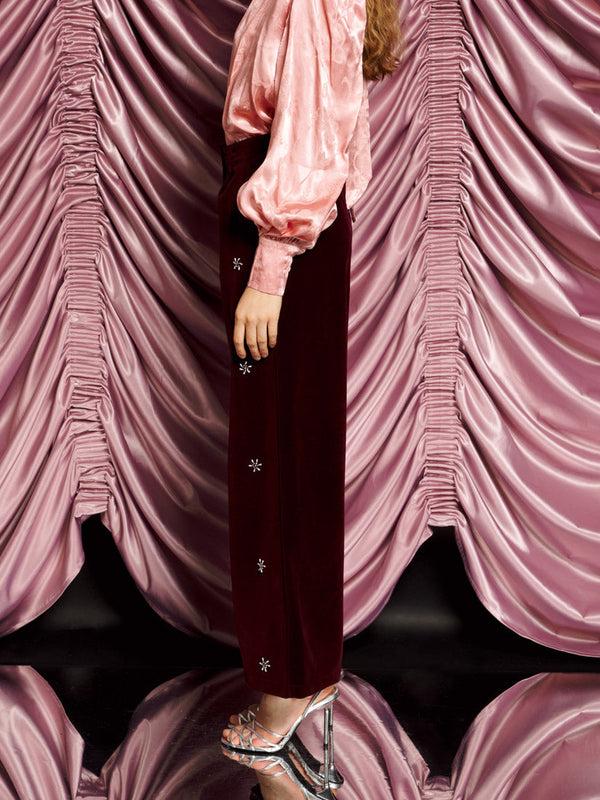 Sister Jane DREAM Satine Velvet Trousers