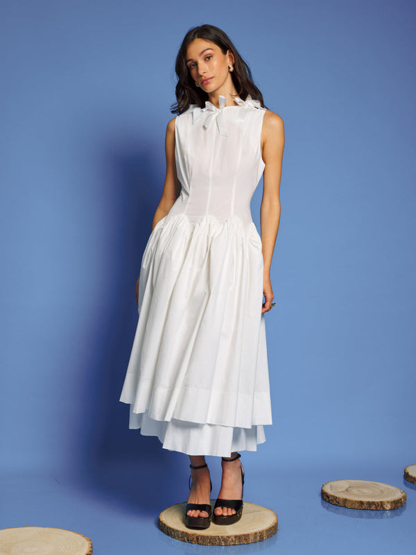 sister jane DREAM Shoreline Bows Midi Dress