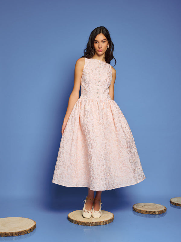 Sister Jane DREAM Sun Soaked Jacquard Midi Dress