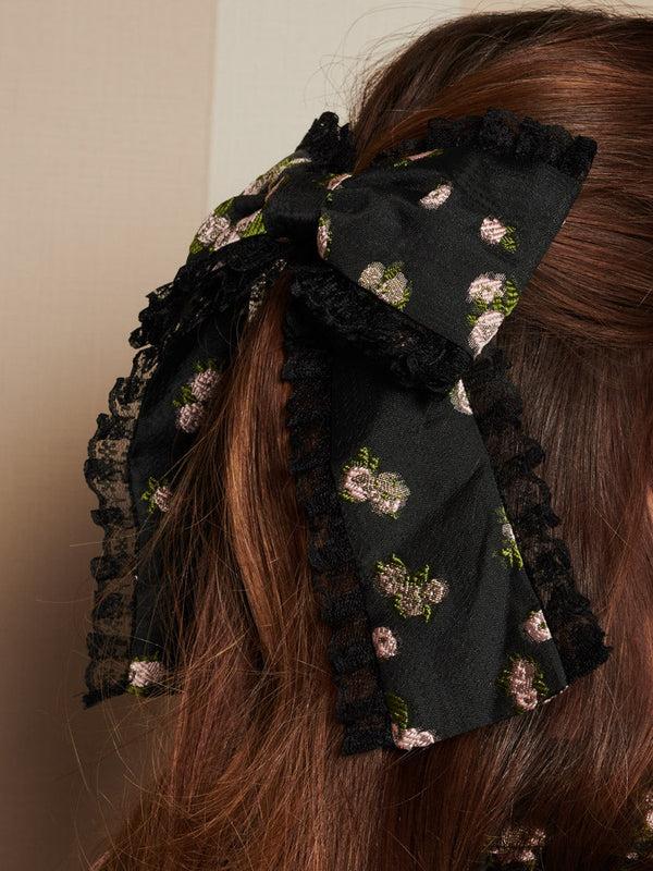 Sister Jane DREAM Tea Rose Hair Bow