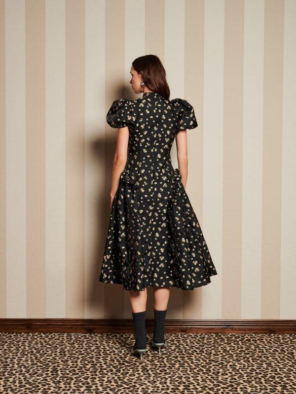 Sister Jane DREAM Tea Rose Jacquard Midi Dress