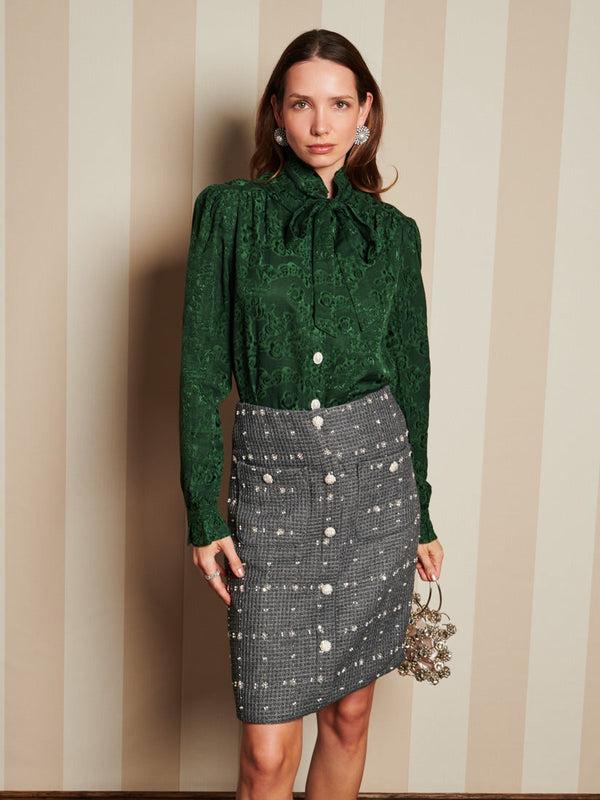 sister jane DREAM Vanity Jacquard Blouse
