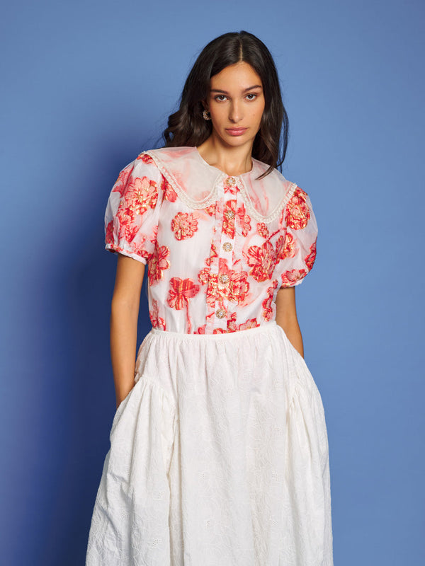 sister jane DREAM Willa Jacquard Blouse