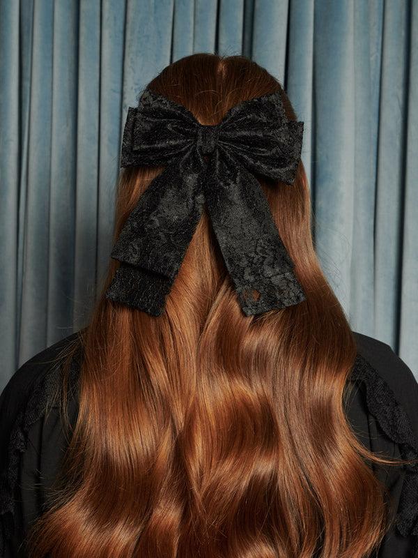 sister jane Eclipse Lace Hair Bow