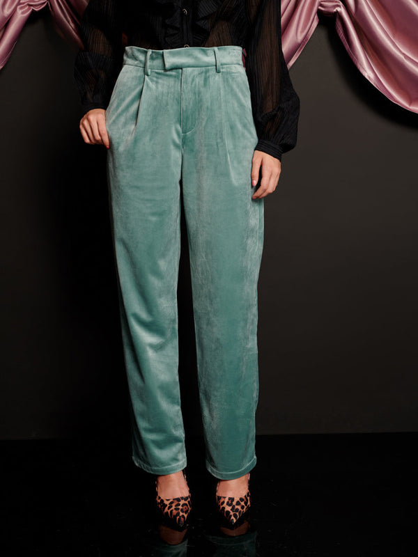 Sister Jane Elio Velvet Tailored Trousers