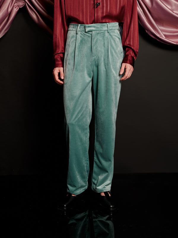 sister jane Elio Velvet Tailored Trousers