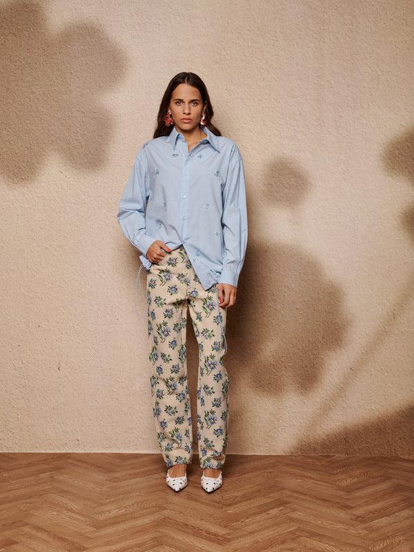 Sister Jane Ellis Embellished Drawstring Shirt