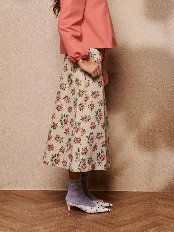 Sister Jane Ember Tapestry Midi Skirt