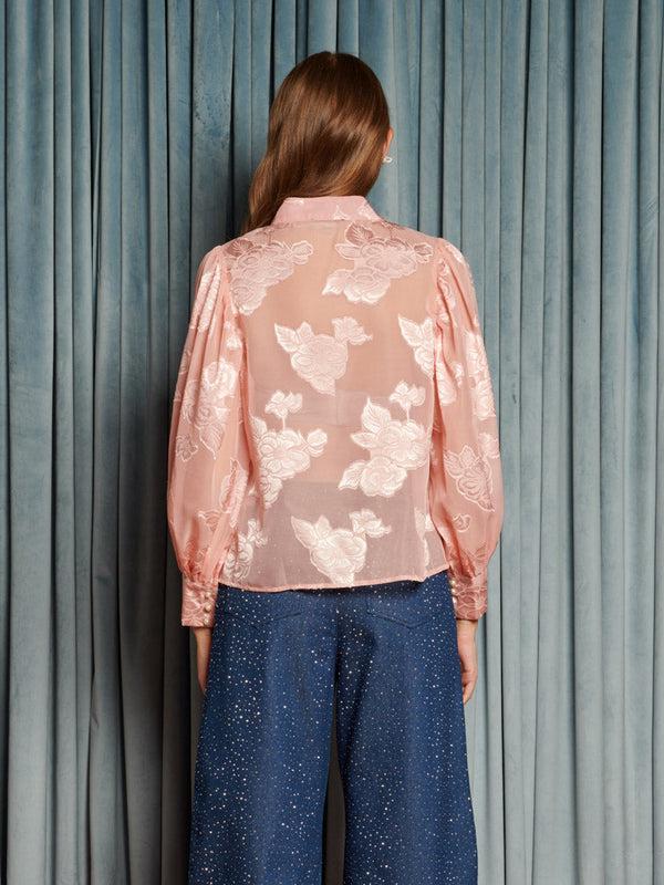 Sister Jane Feature Bloom Bow Blouse