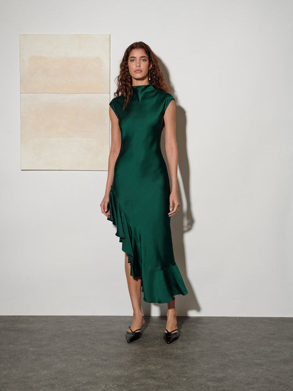 Sister Jane Ghospell Ana Satin Midi Dress