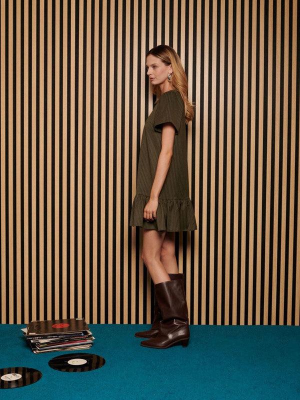 Sister Jane Ghospell Bettie Pinstripe Mini Dress