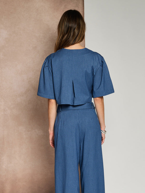 Sister Jane Ghospell Bettie Pinstripe Top