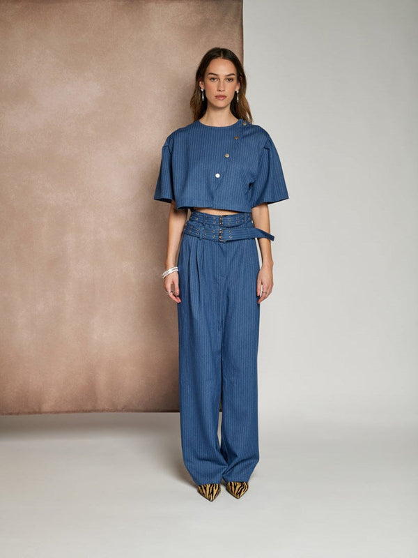 Sister Jane Ghospell Bettie Pinstripe Trousers