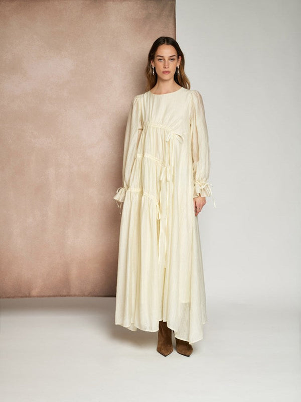 Sister Jane Ghospell Catalina Ruched Maxi Dress
