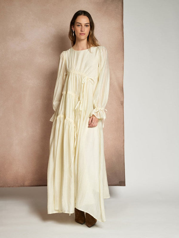 sister jane Ghospell Catalina Ruched Maxi Dress