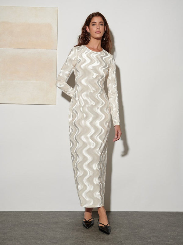 sister jane Ghospell Cecily Velvet Midi Dress