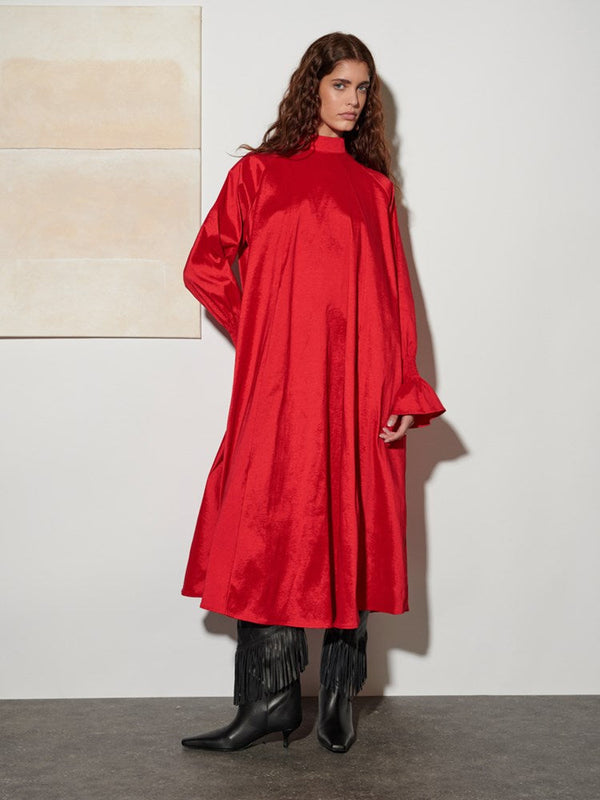 sister jane Ghospell Clarissa Taffeta Midi Dress