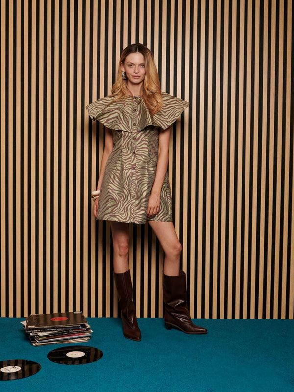 Sister Jane Ghospell Claudia Zebra Mini Dress