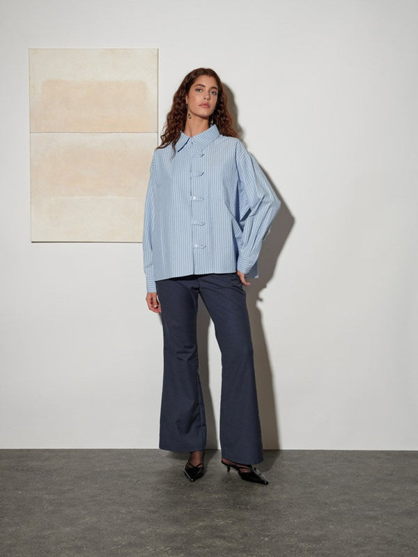 Sister Jane Ghospell Didion Striped Shirt