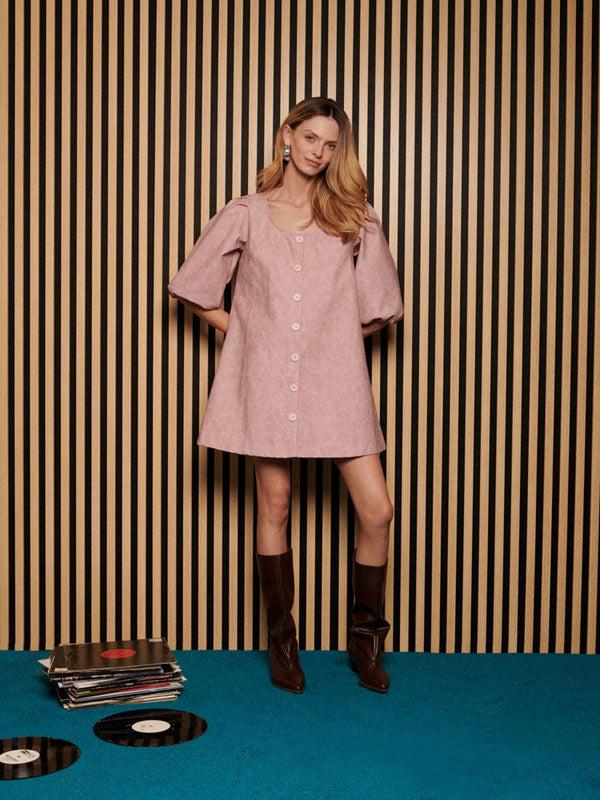 Sister Jane Ghospell Dusty PU Mini Dress