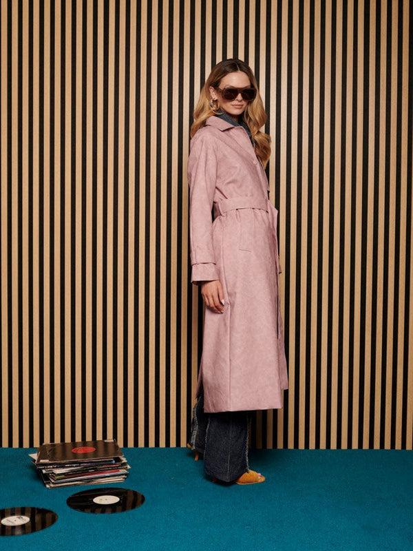Sister Jane Ghospell Dusty PU Trench Coat