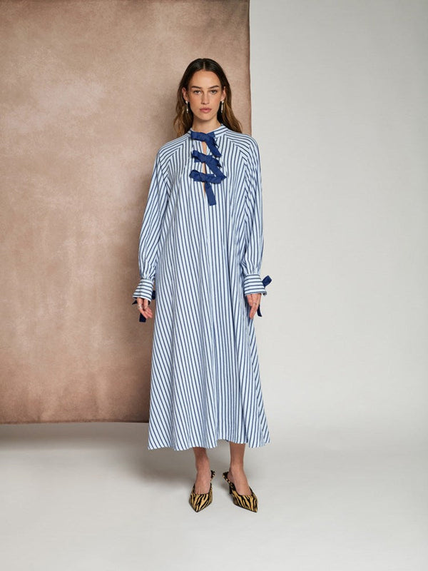 Sister Jane Ghospell Fifer Striped Midi Dress