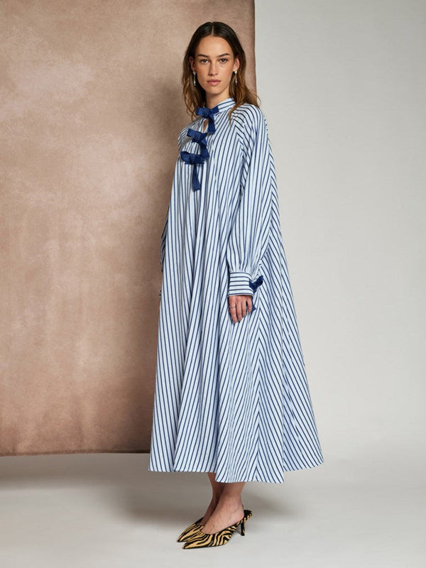 sister jane Ghospell Fifer Striped Midi Dress