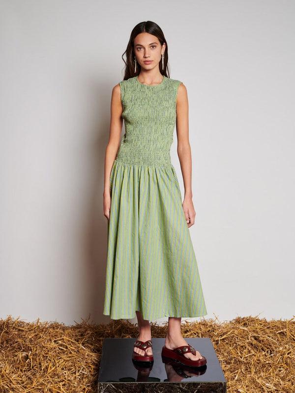 sister jane Ghospell Josephine Stripe Midi Dress