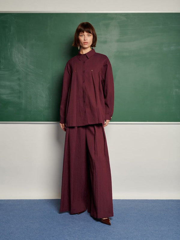 Sister Jane Ghospell Kiraz Pleated Shirt
