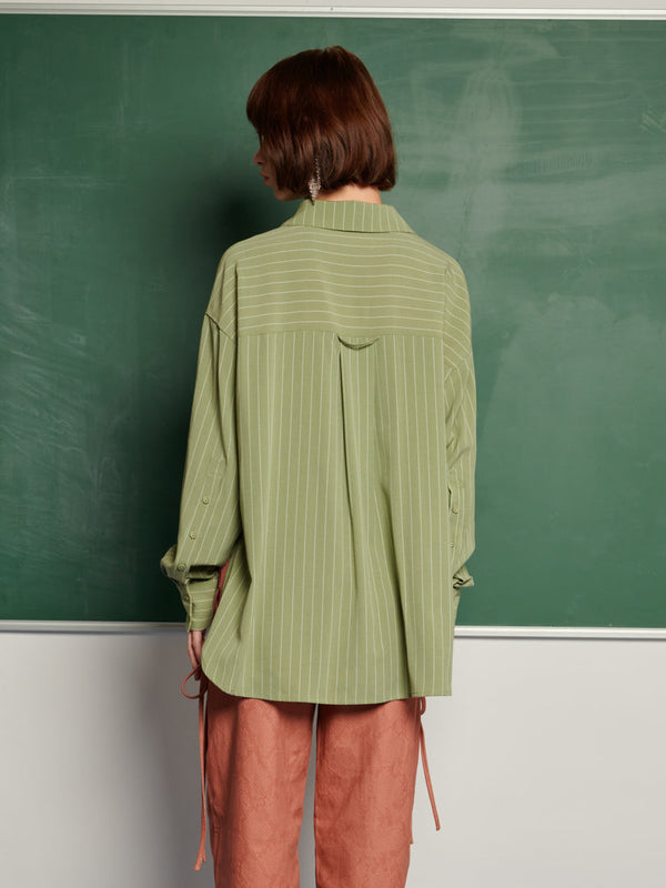 Sister Jane Ghospell Koa Striped Shirt