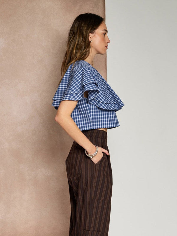 Sister Jane Ghospell Marissa Check Top