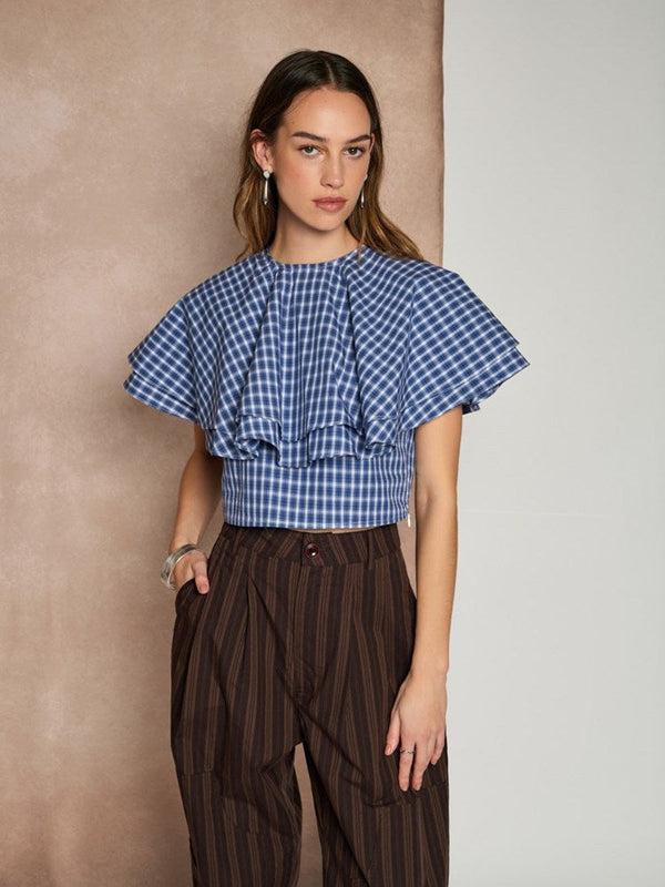 sister jane Ghospell Marissa Check Top