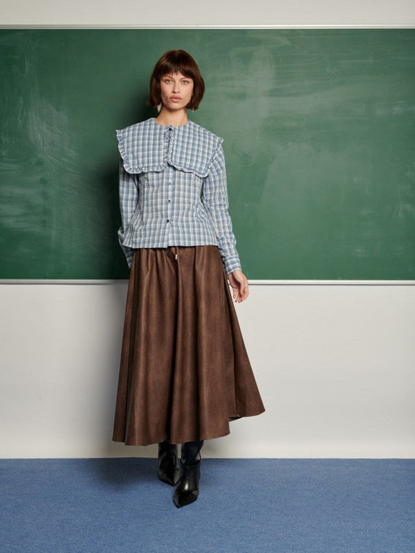 Sister Jane Ghospell Max PU Midi Skirt