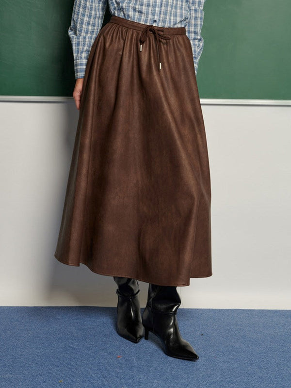 sister jane Ghospell Max PU Midi Skirt