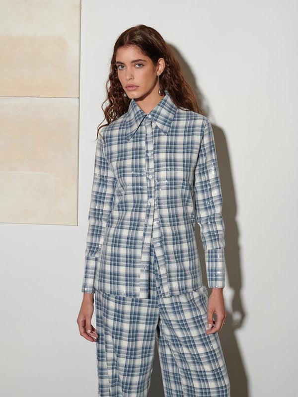 sister jane Ghospell Maya Sequin Shirt