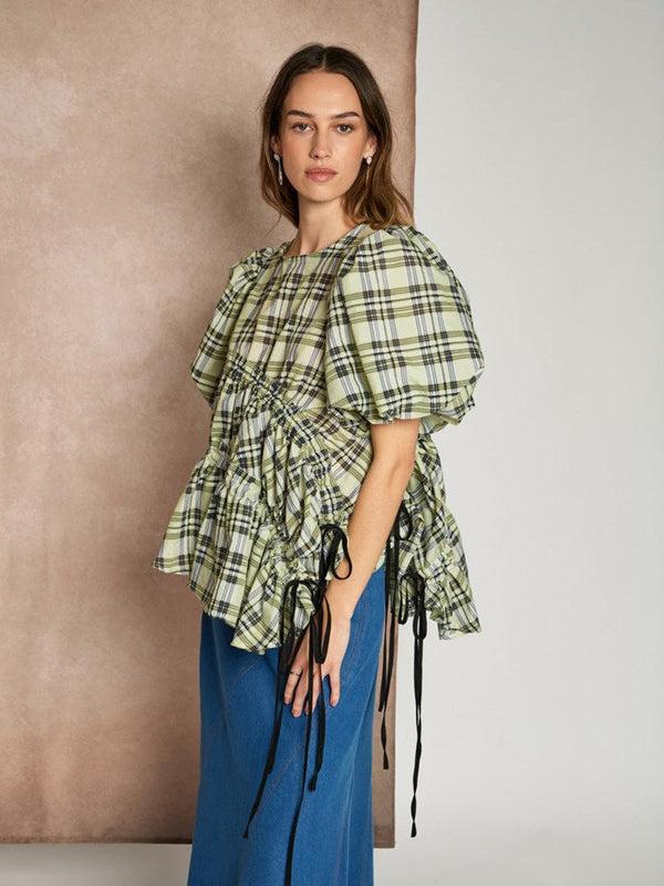 sister jane Ghospell Micaela Ruched Top