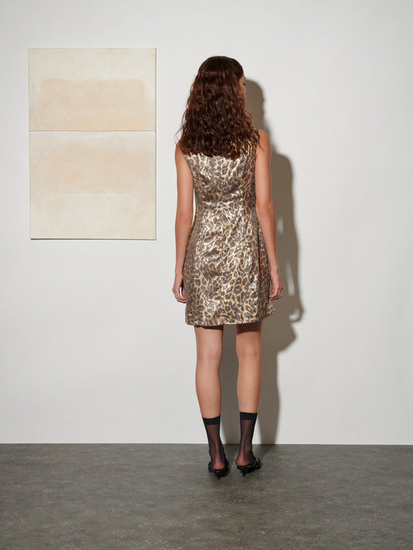 Sister Jane Ghospell Pamela Leopard Mini Dress