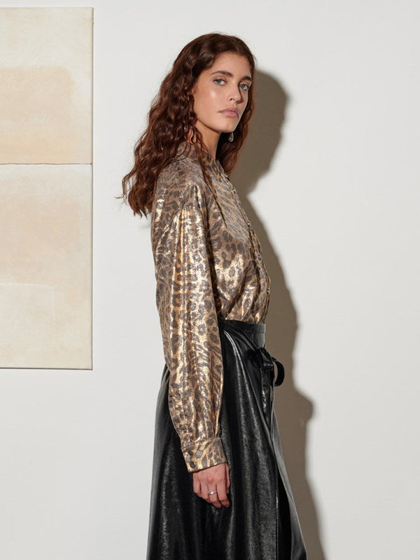 Sister Jane Ghospell Pamela Leopard Shirt