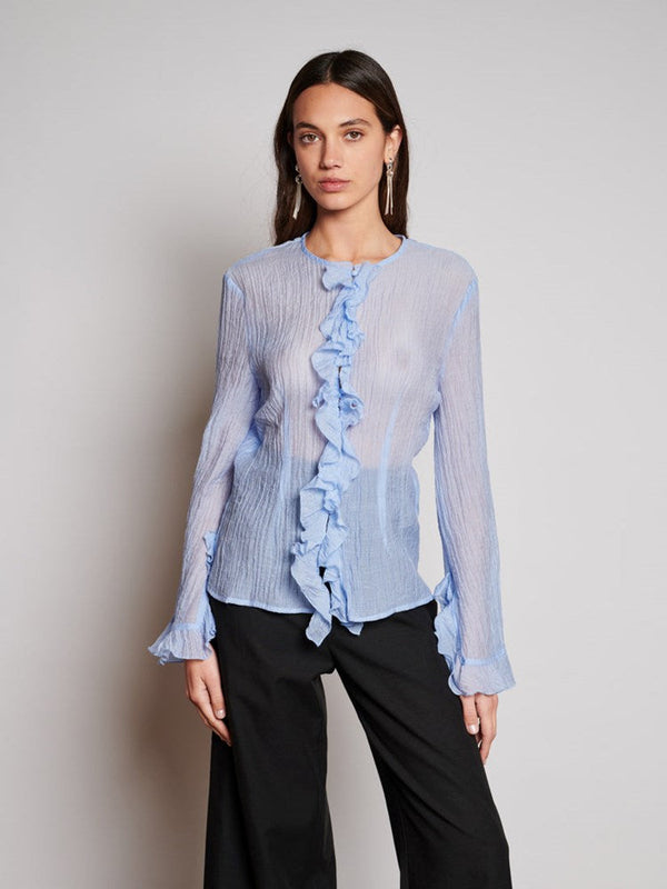 sister jane Ghospell Rhiannon Flounced Top