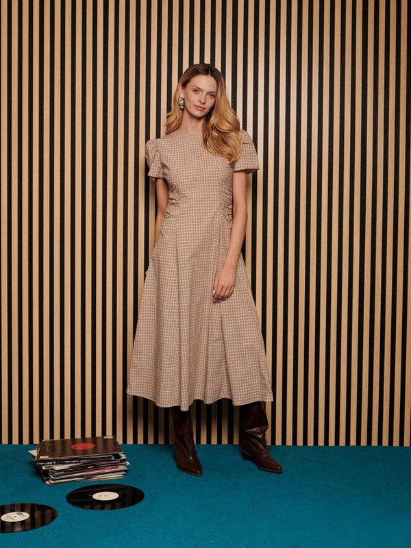 Sister Jane Ghospell Rita Check Midi Dress