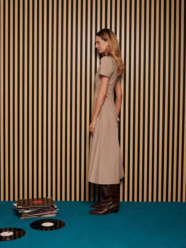 Sister Jane Ghospell Rita Check Midi Dress