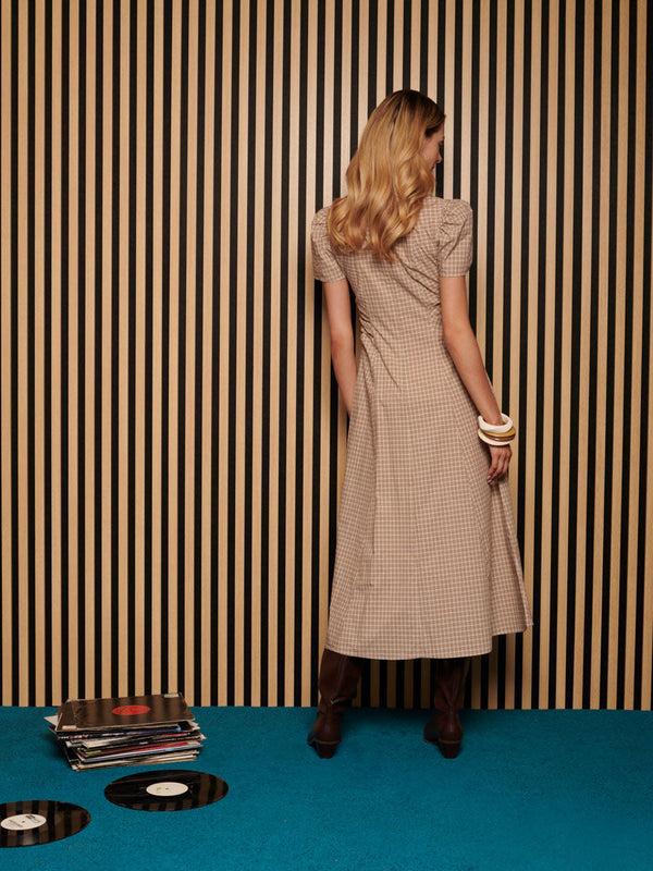 Sister Jane Ghospell Rita Check Midi Dress